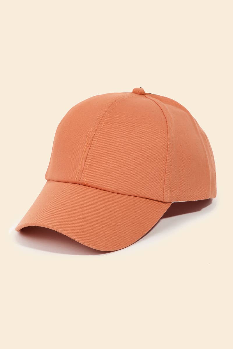 Solid Color Baseball Cap
