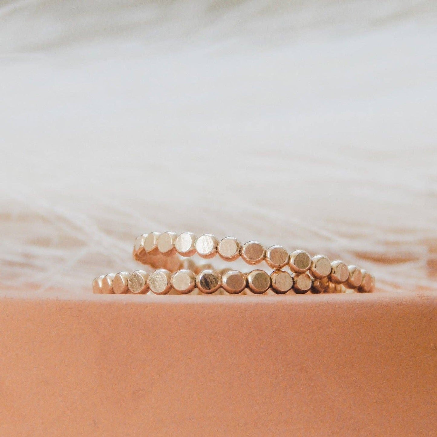 Pebble Stacking Ring | 14k Gold Fill