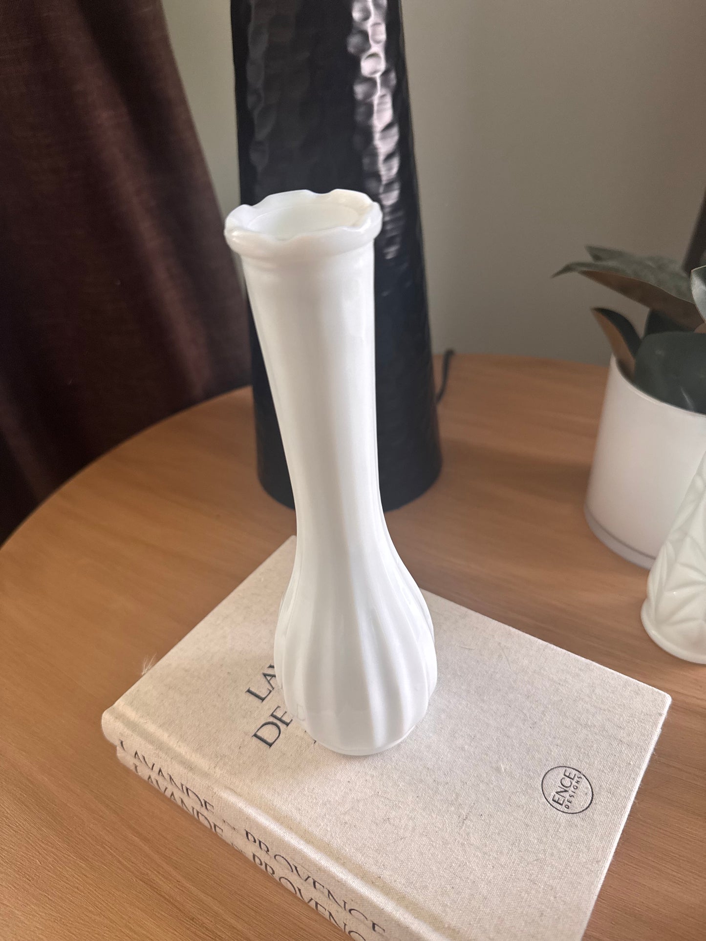 Vintage Milk Glass Bud Vase
