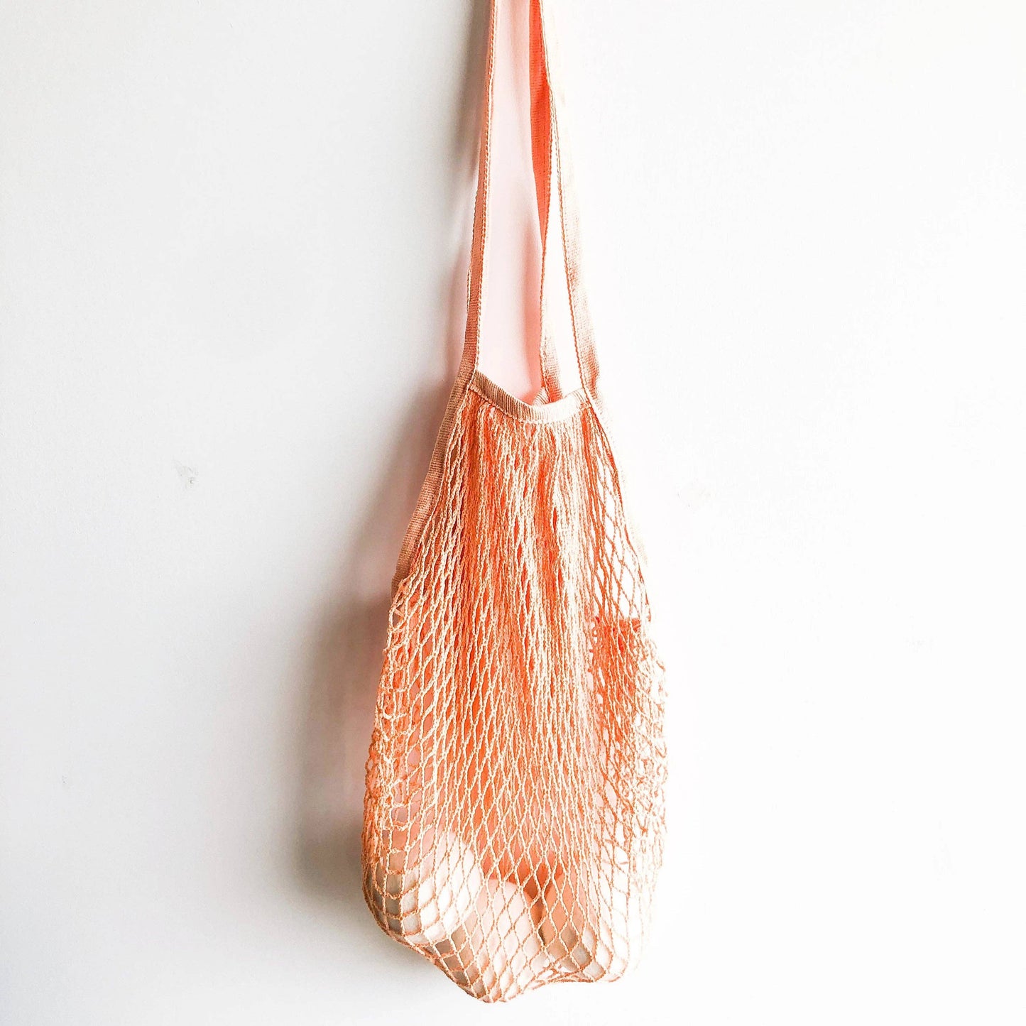 Parisian Cotton Mesh Bag (Long Handle)