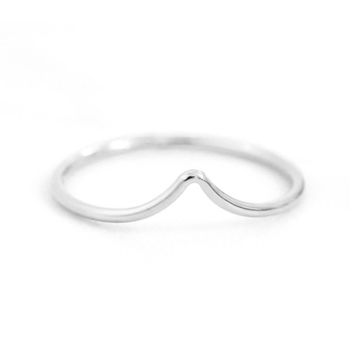 Chevron Stacking Ring | 14k Gold Fill & Sterling Silver