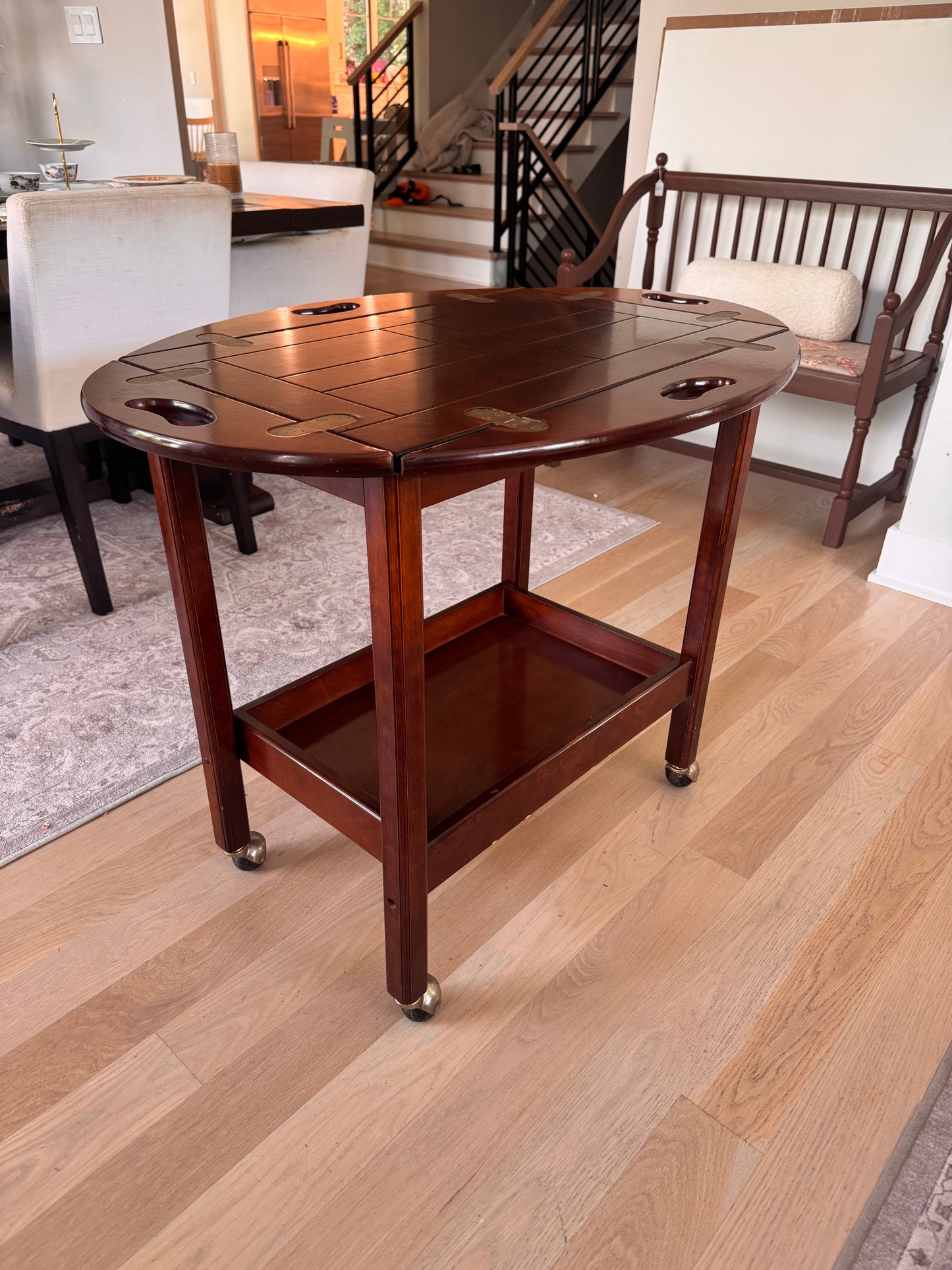 Vintage Bombay Company Tea Bar Serving Cart