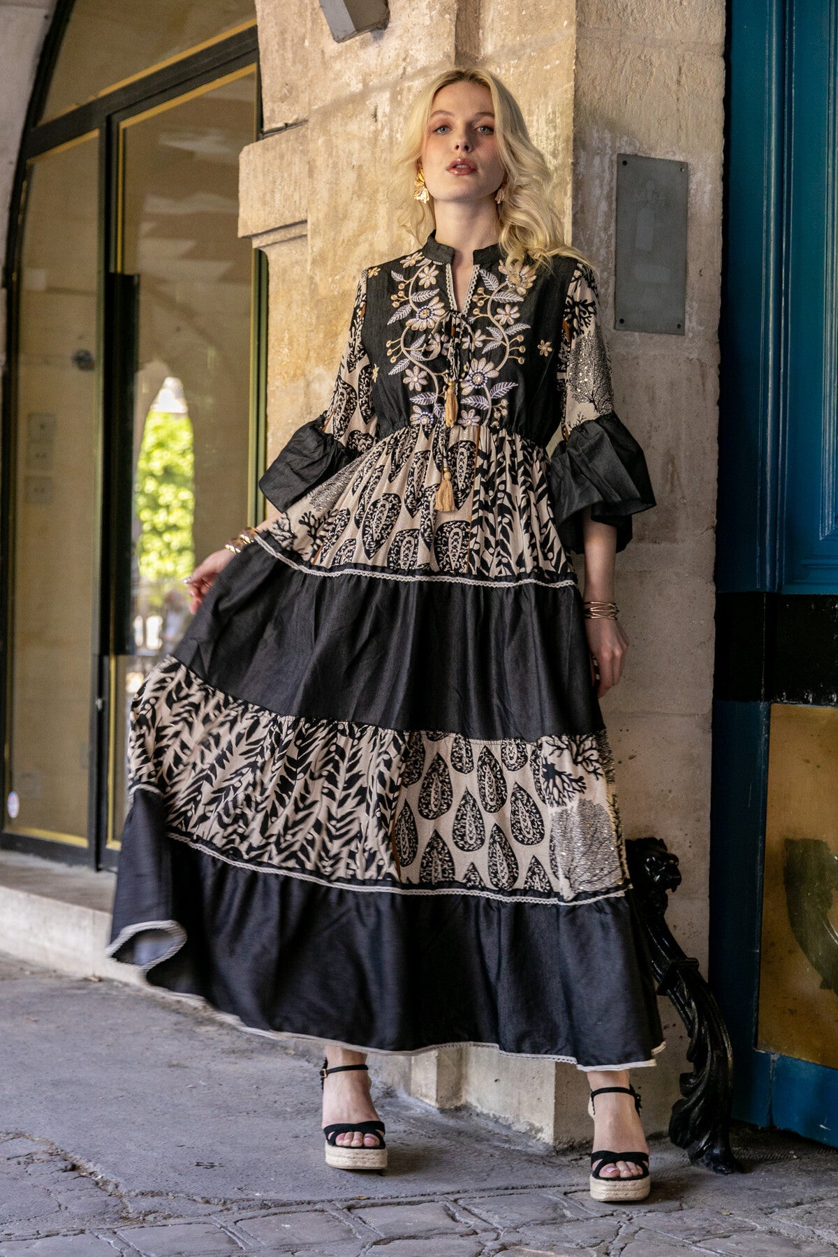 Boho Dress - Marine