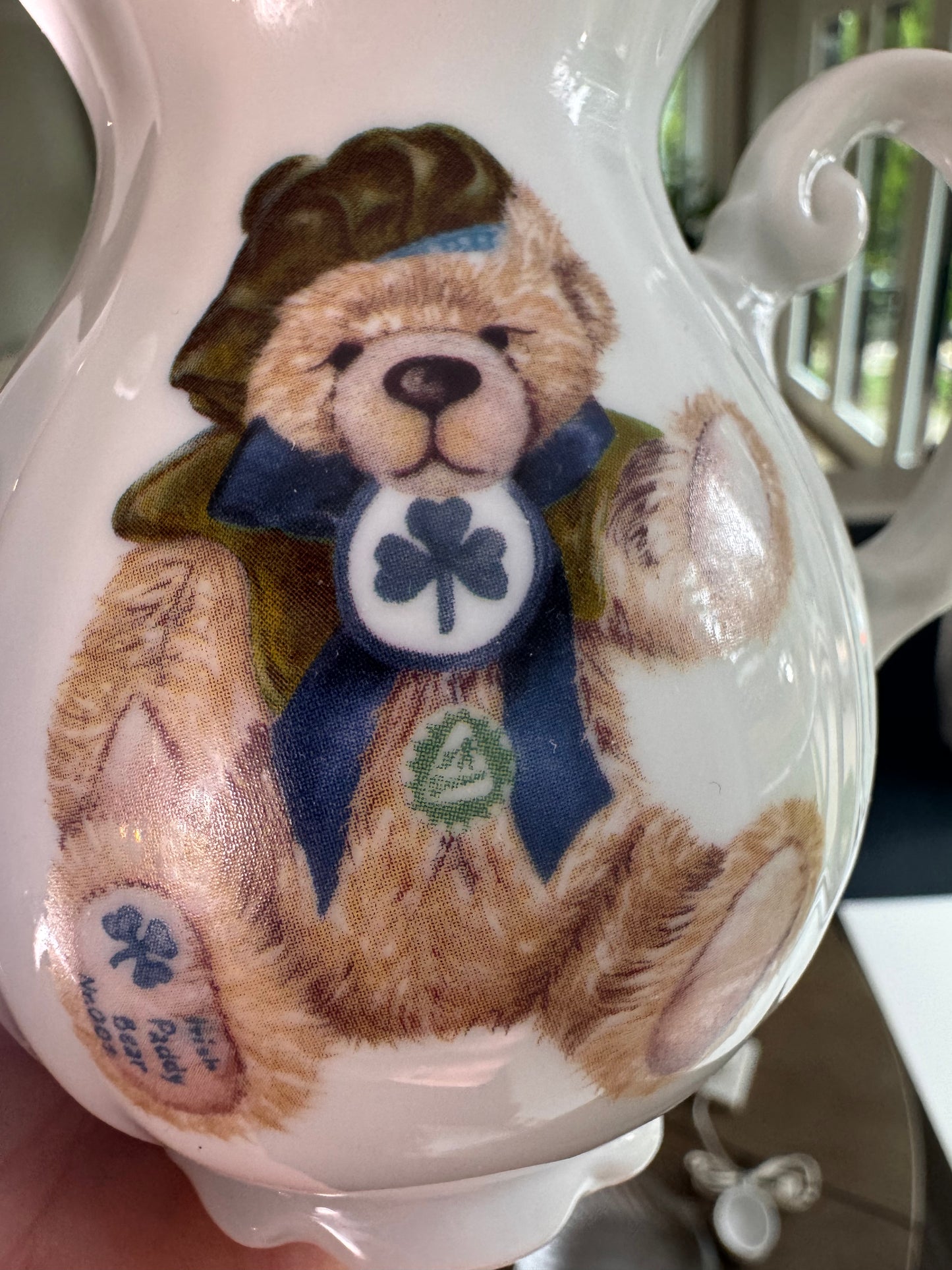 German Made Herman Teddy Bear Porcelain Children's Tea Set