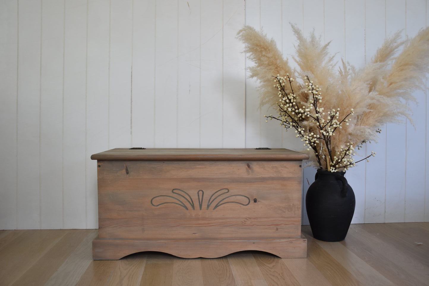 Vintage Wood Toy Chest