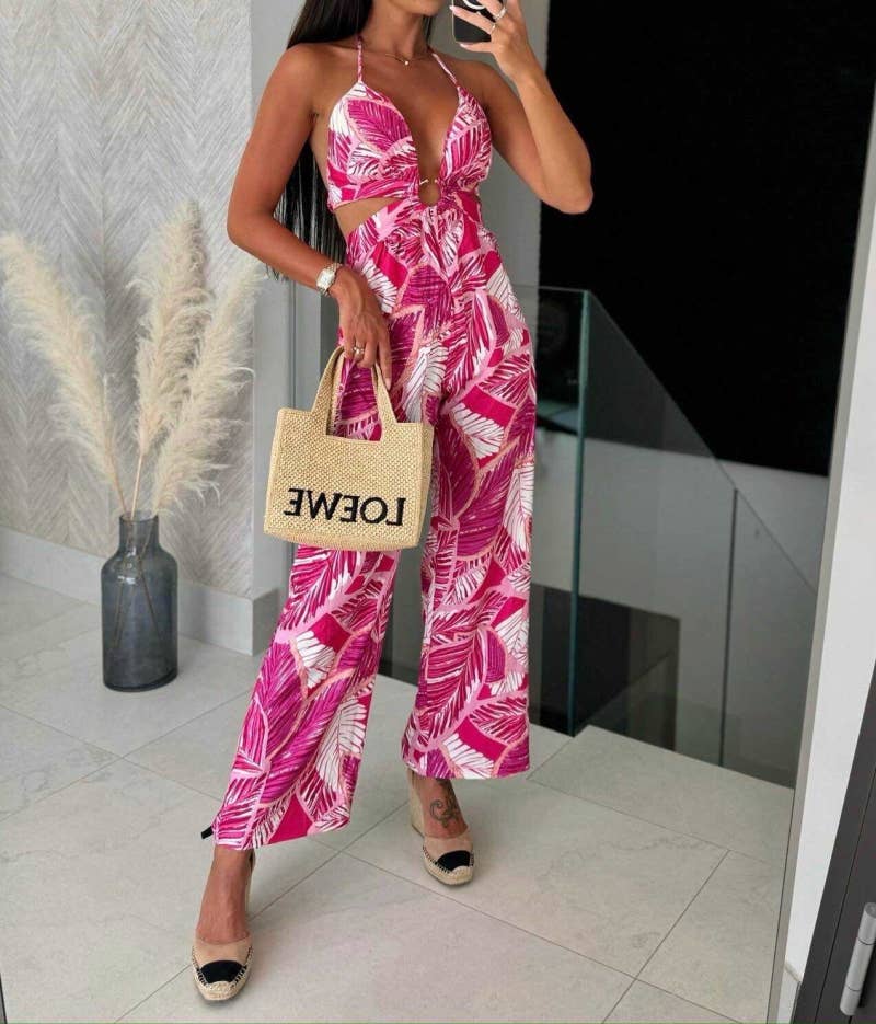 Printed jumpsuit - Combi pants