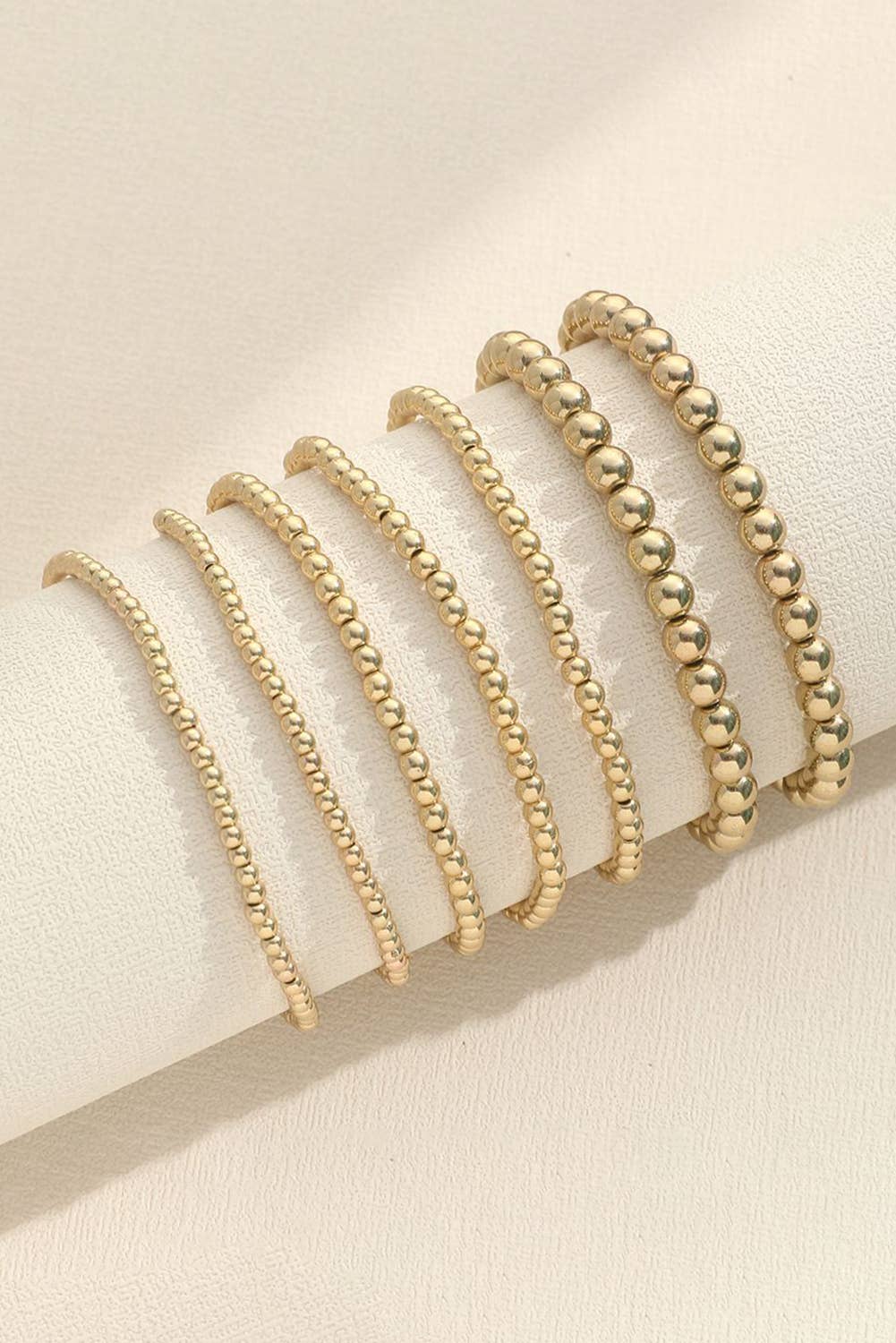 LDC 7pcs/Set Minimalist Beaded Luxury Bracelet Set