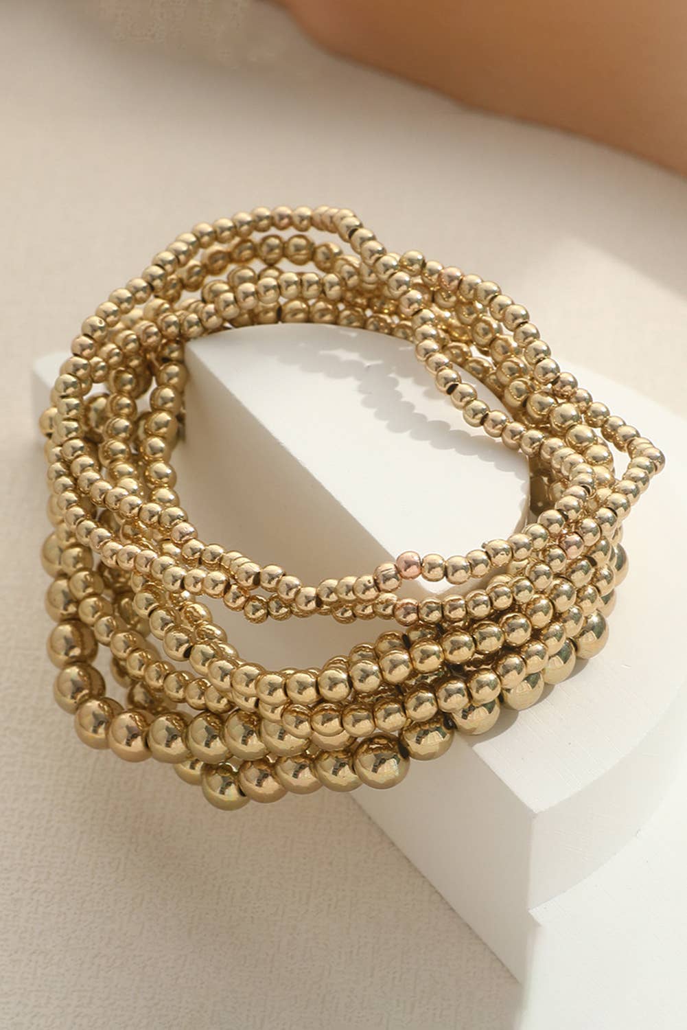 LDC 7pcs/Set Minimalist Beaded Luxury Bracelet Set