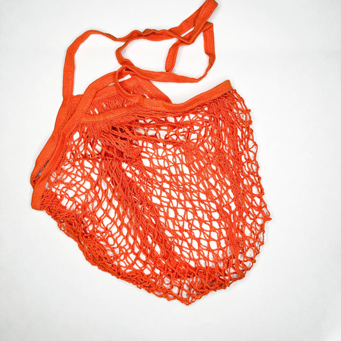 Parisian Cotton Mesh Bag (Long Handle)