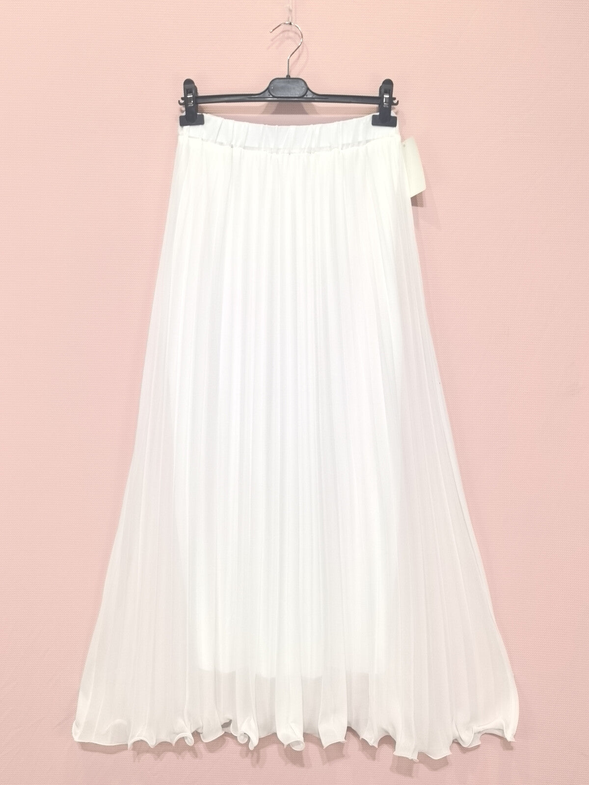 White Pleated Skirt