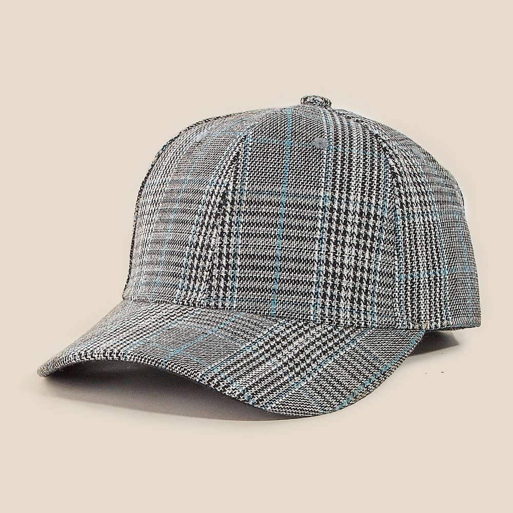 Glen Plaid Trucker Hat