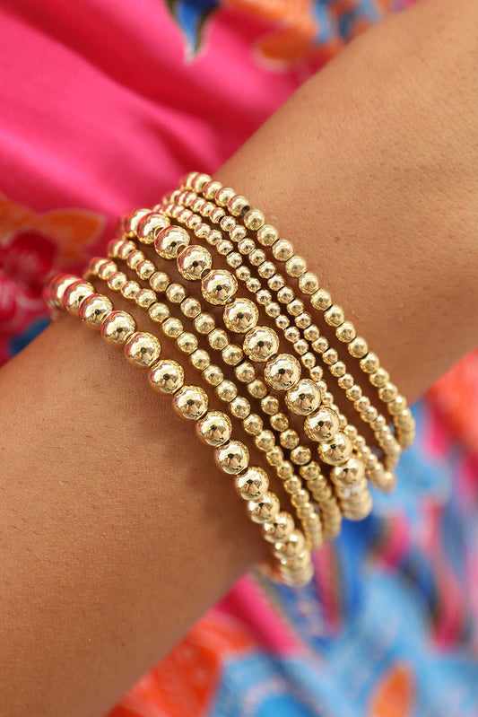 LDC 7pcs/Set Minimalist Beaded Luxury Bracelet Set