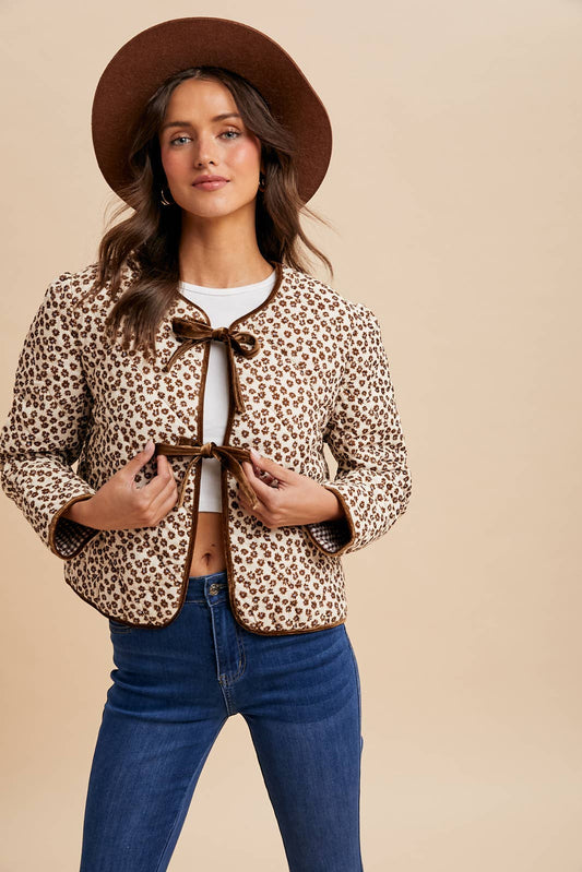 CORDUROY QUILTED RIBBON JACKET