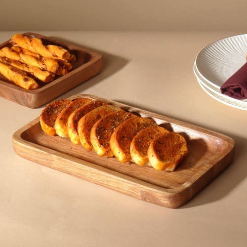 Rectangle Wood Server, 6