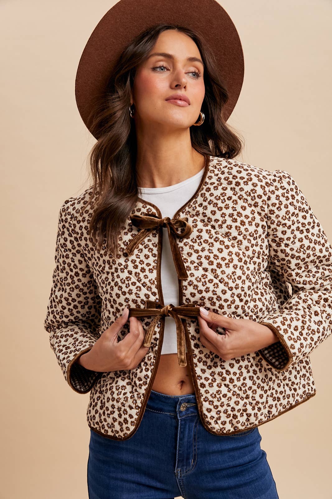 CORDUROY QUILTED RIBBON JACKET