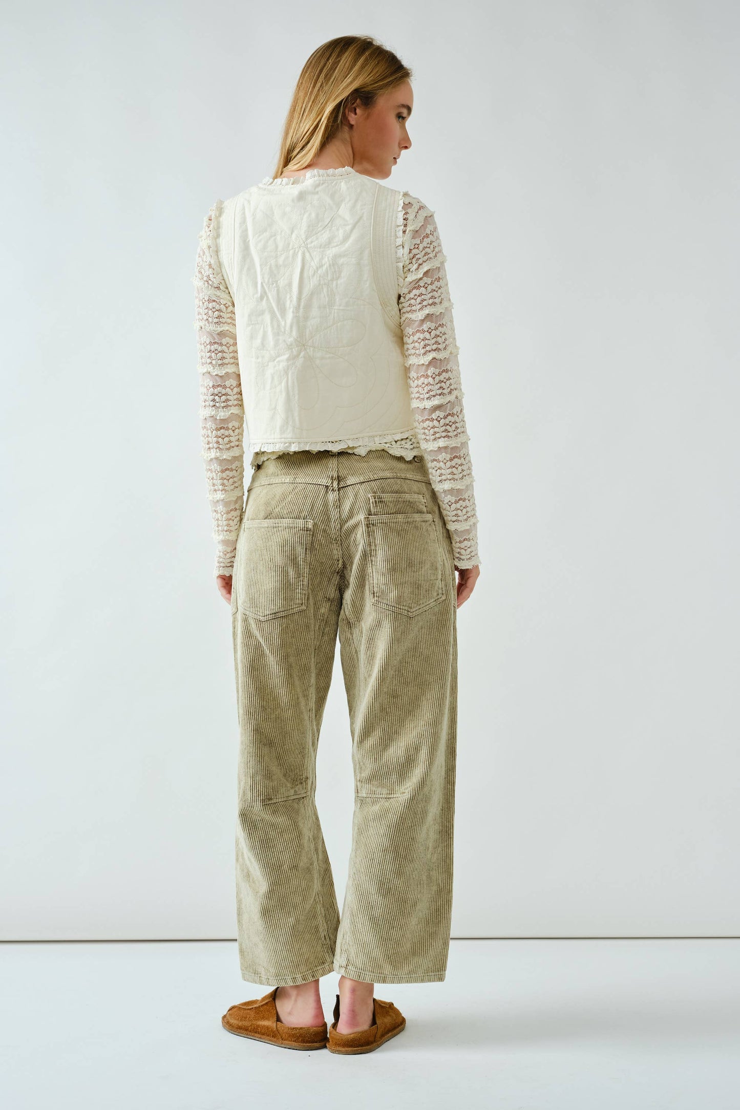 Barrel Corduroy Pants