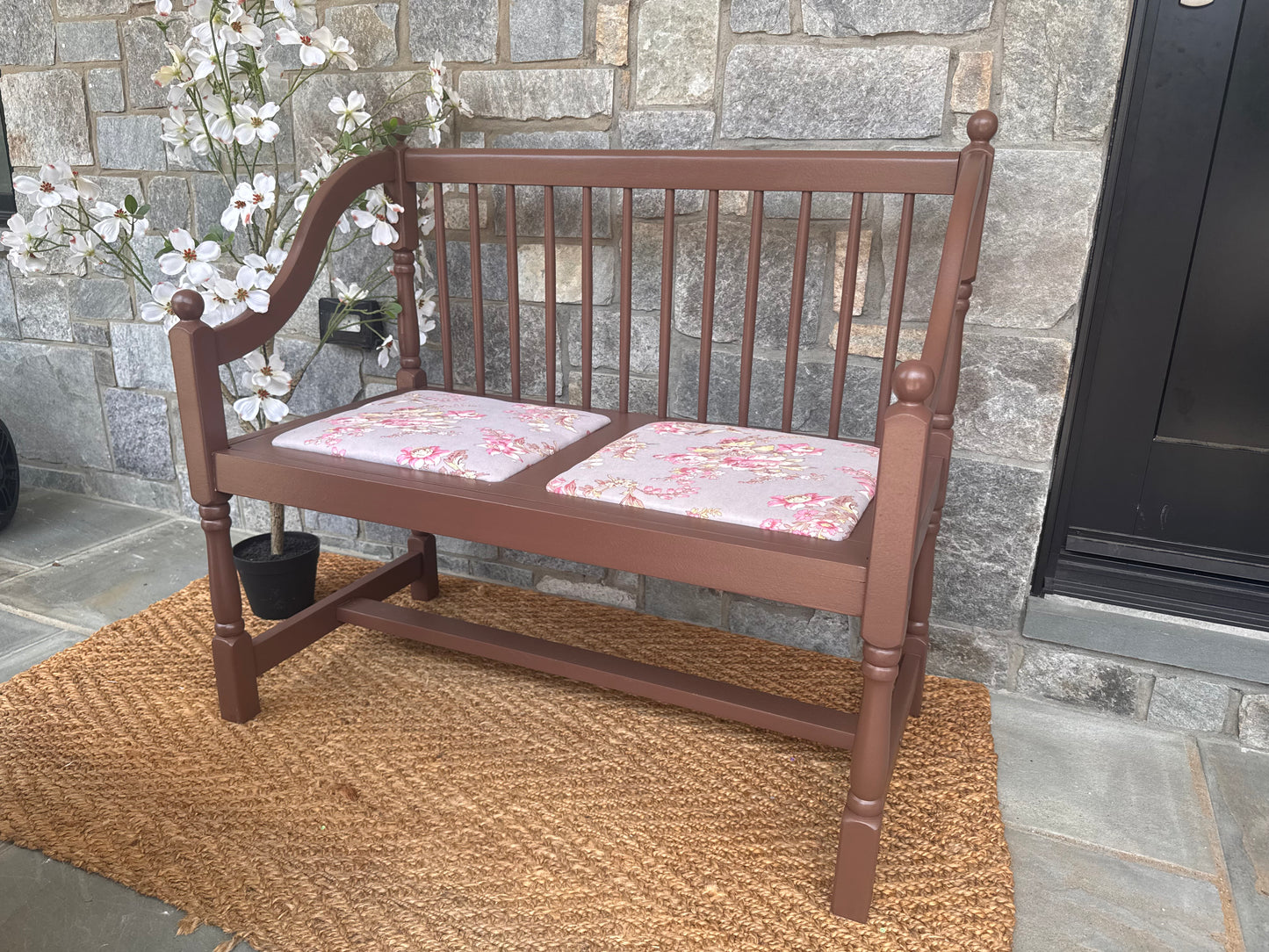Refurbished Vintage Farmhouse Bench