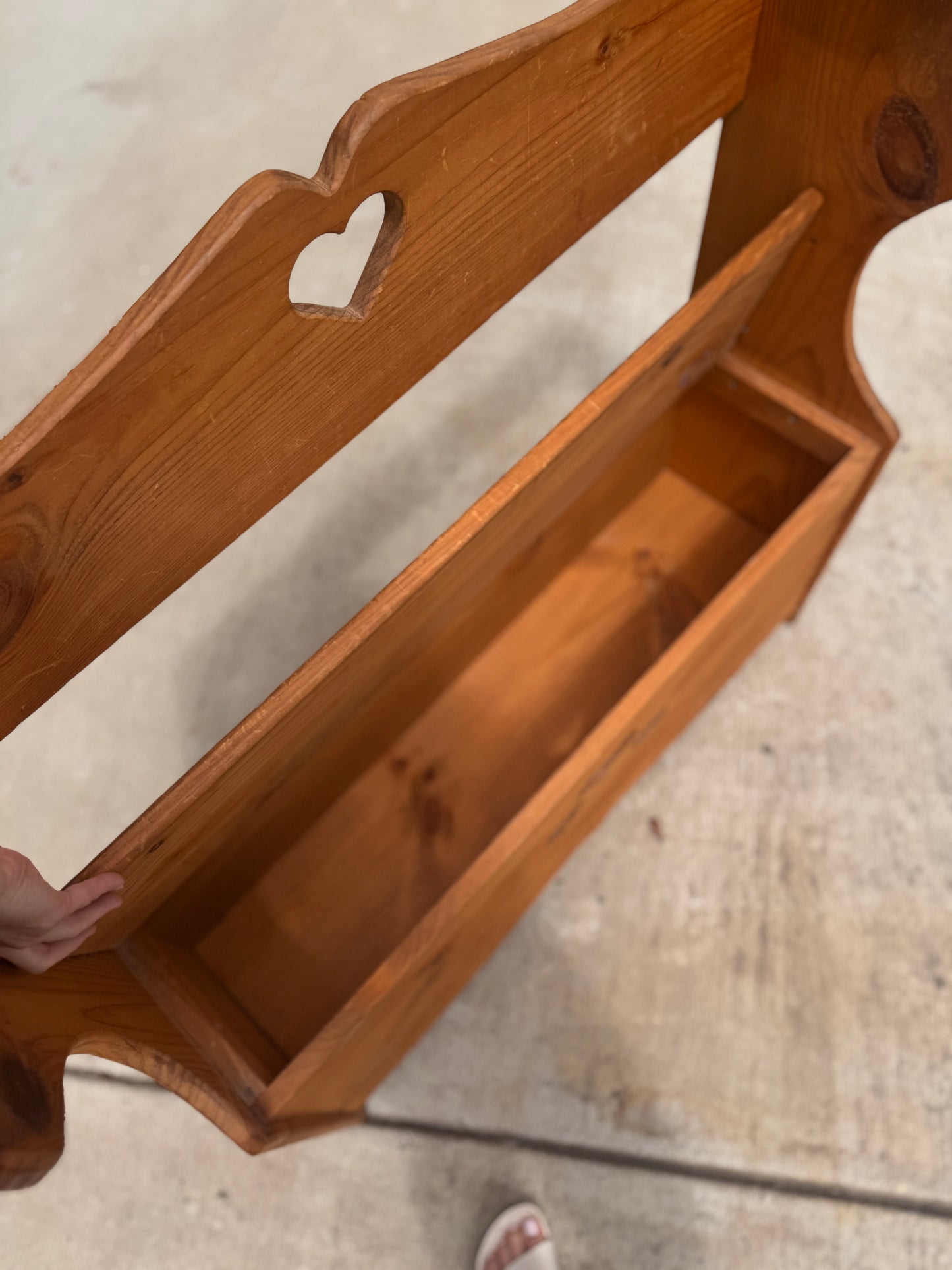 Vintage Storage Kids Bench