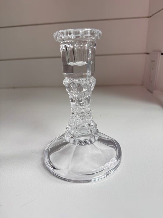 Pressed Glass Candlestick