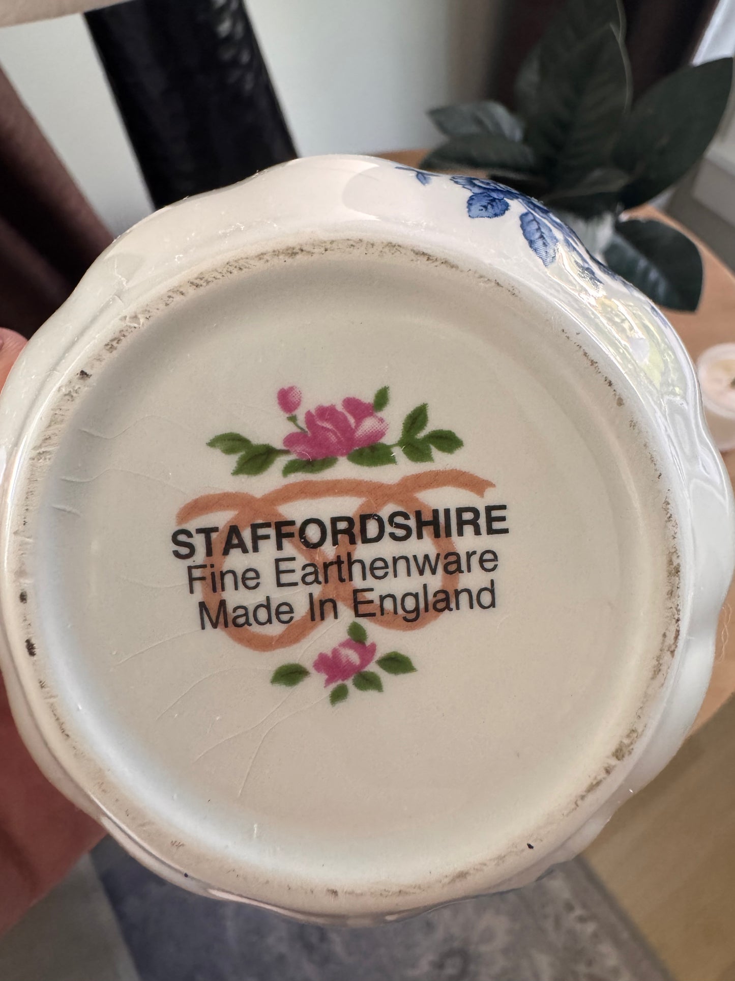 Staffordshire Cream & Sugar Bowl Set