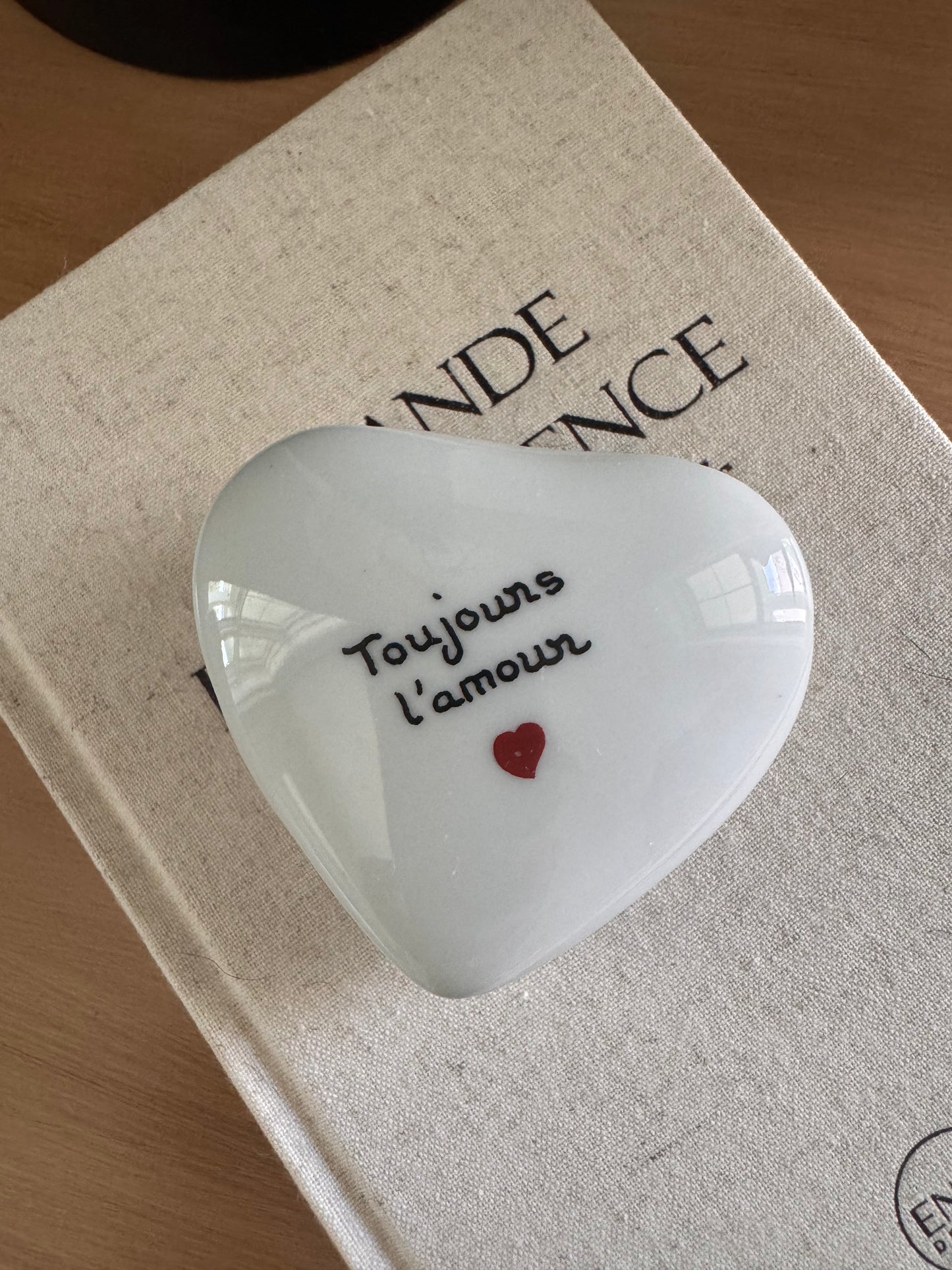 Vintage Rochard Toujours L'amour Trinket Box Heart
