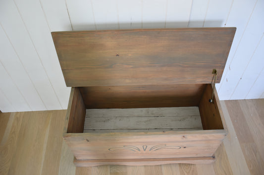 Vintage Wood Toy Chest