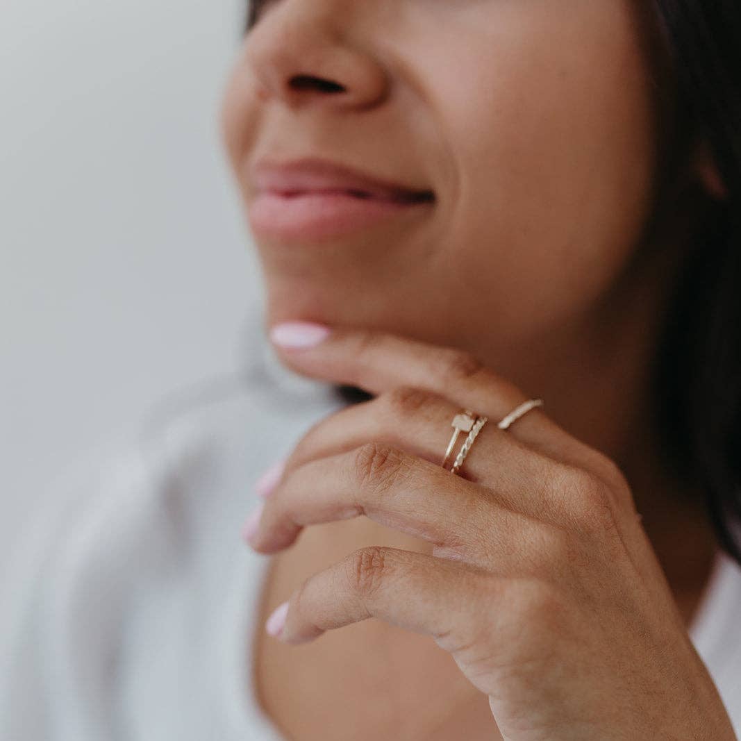 Baguette Stacking Ring
