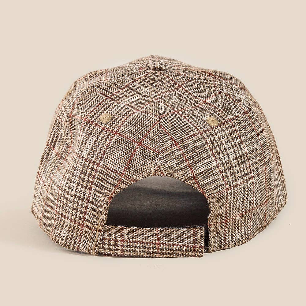 Glen Plaid Trucker Hat