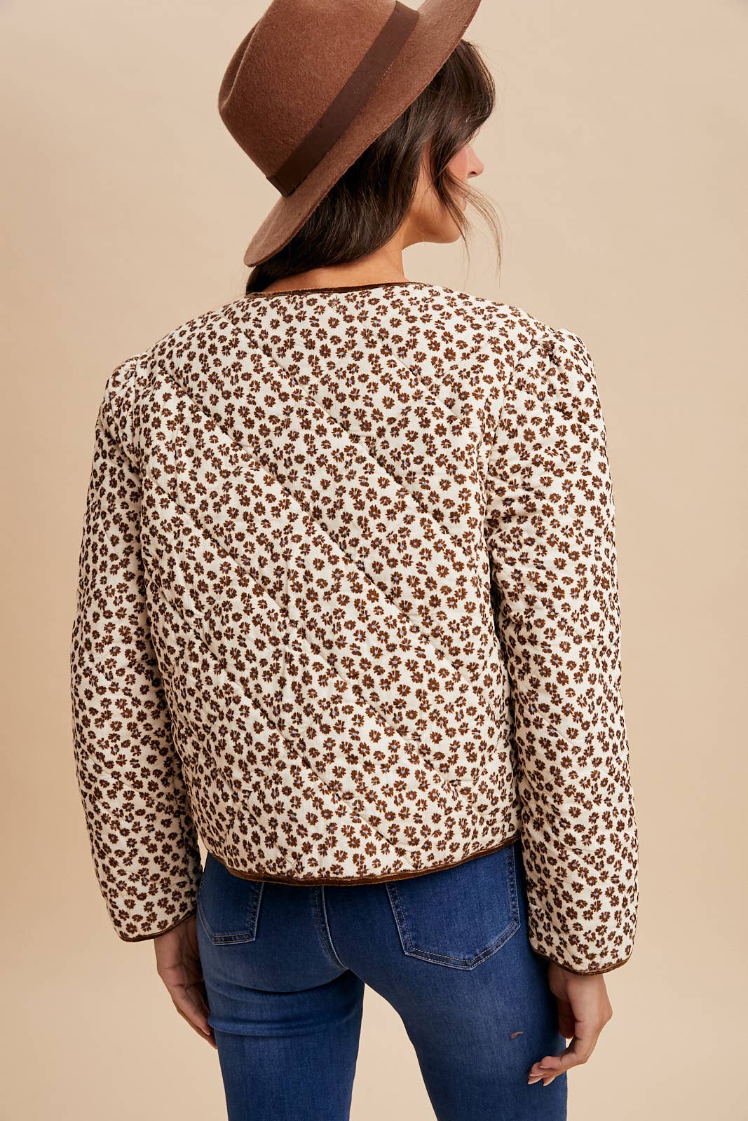 CORDUROY QUILTED RIBBON JACKET