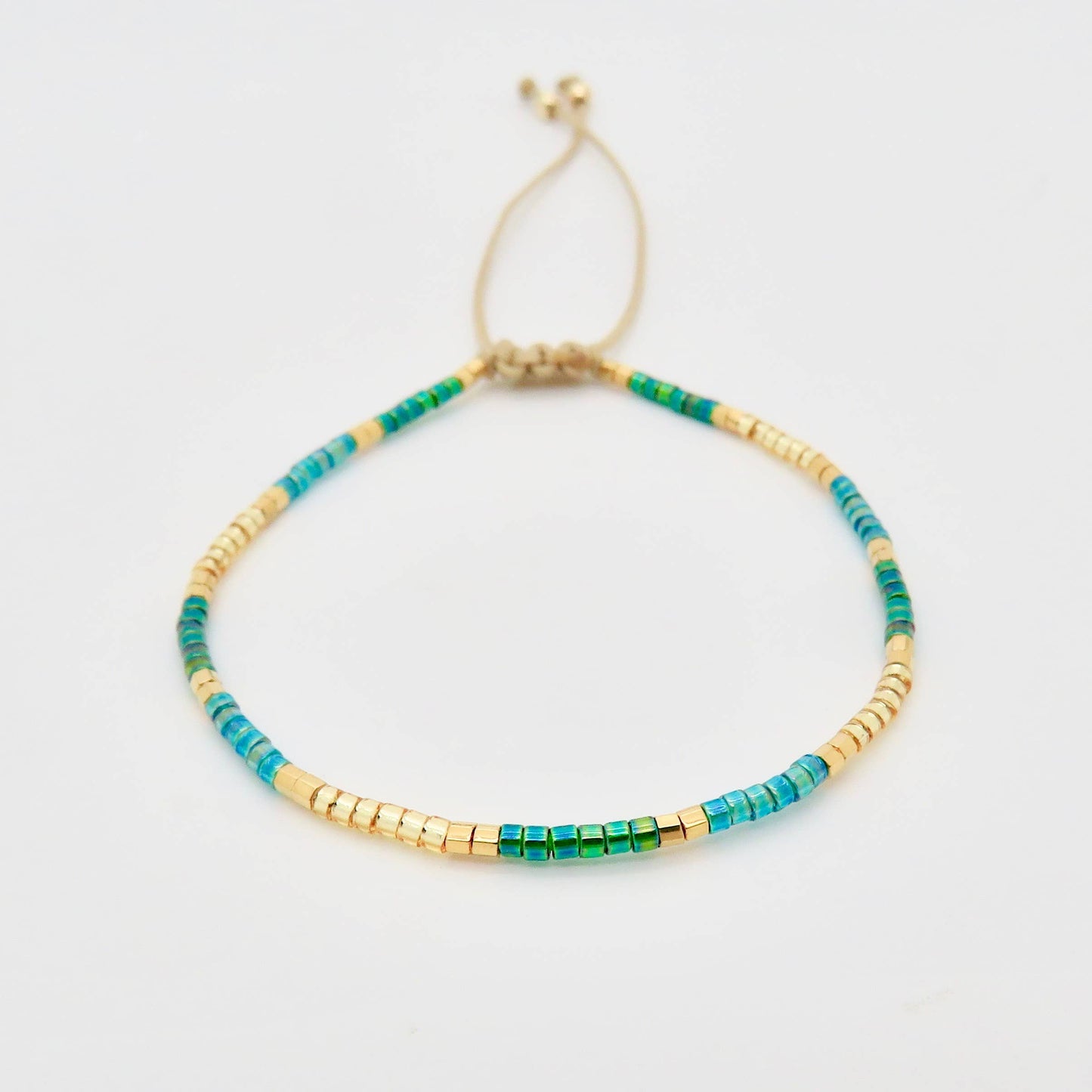 Dainty 3 Tone Bracelet - 24k Gold Plated