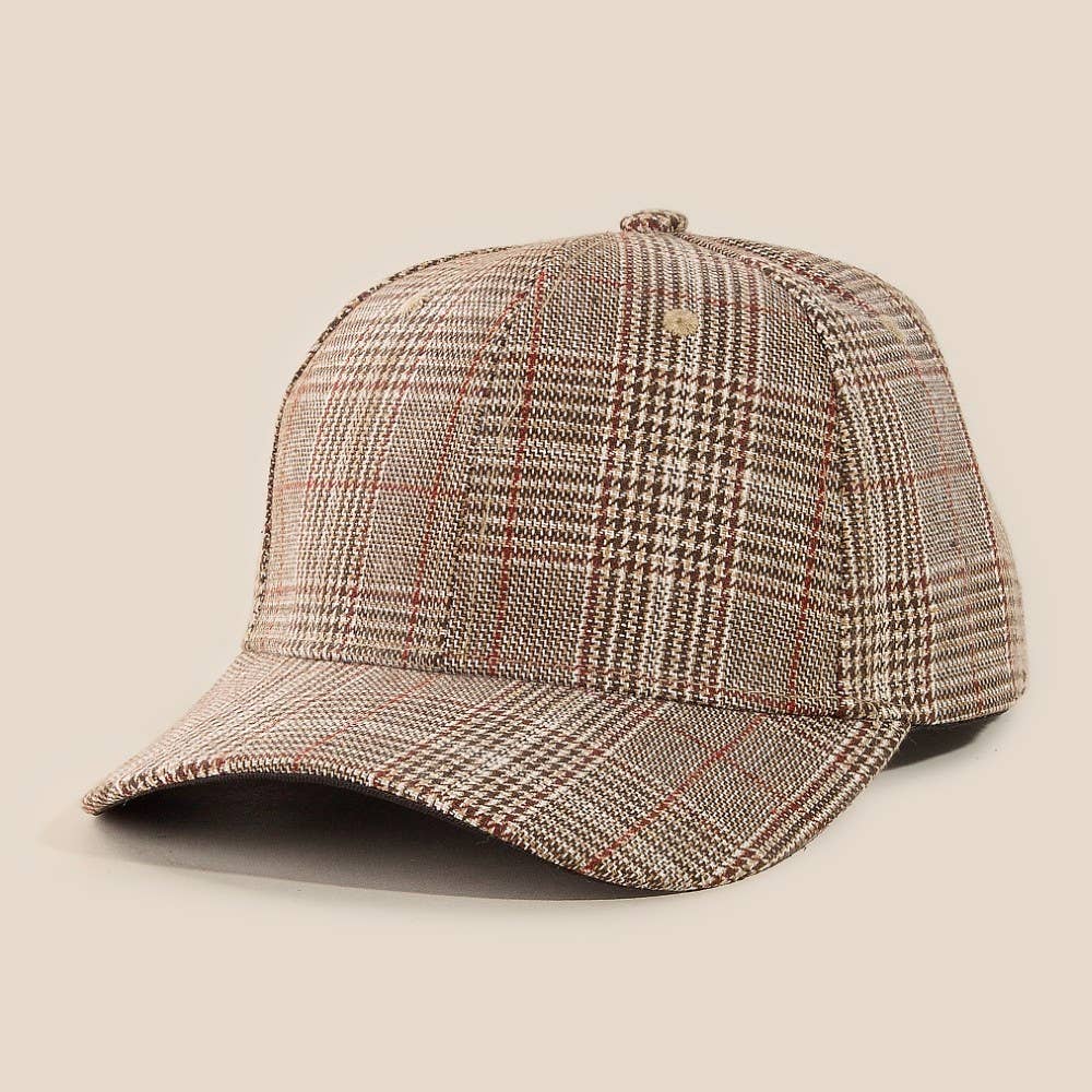 Glen Plaid Trucker Hat