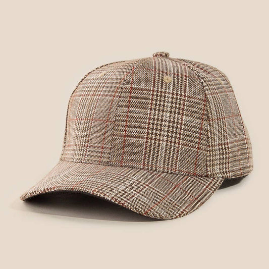 Glen Plaid Trucker Hat