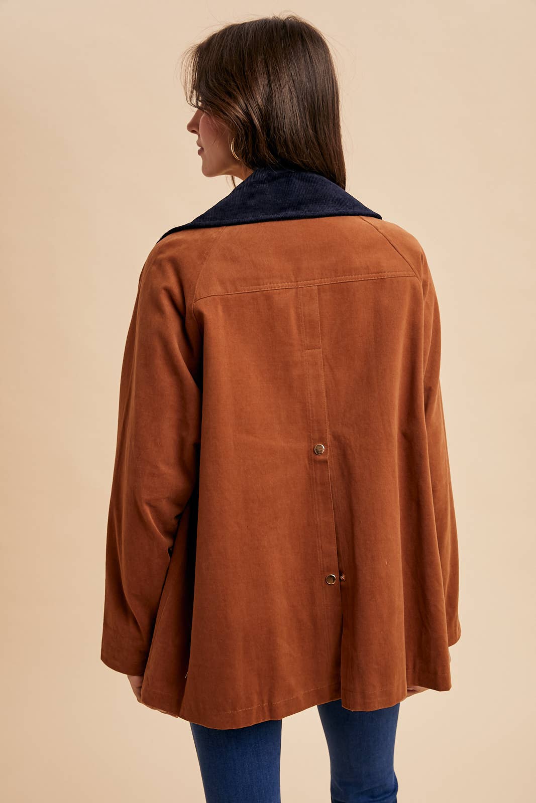 COTTON CORDUROY COLLAR CHORE BARN JACKET