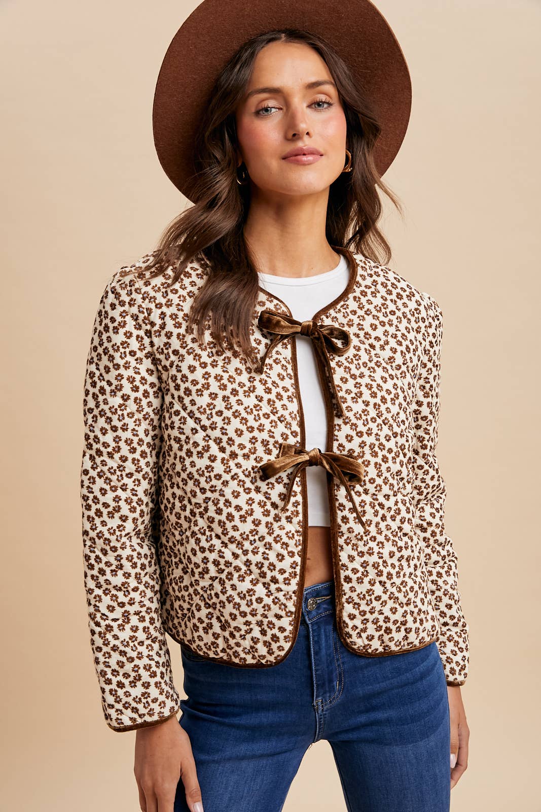 CORDUROY QUILTED RIBBON JACKET