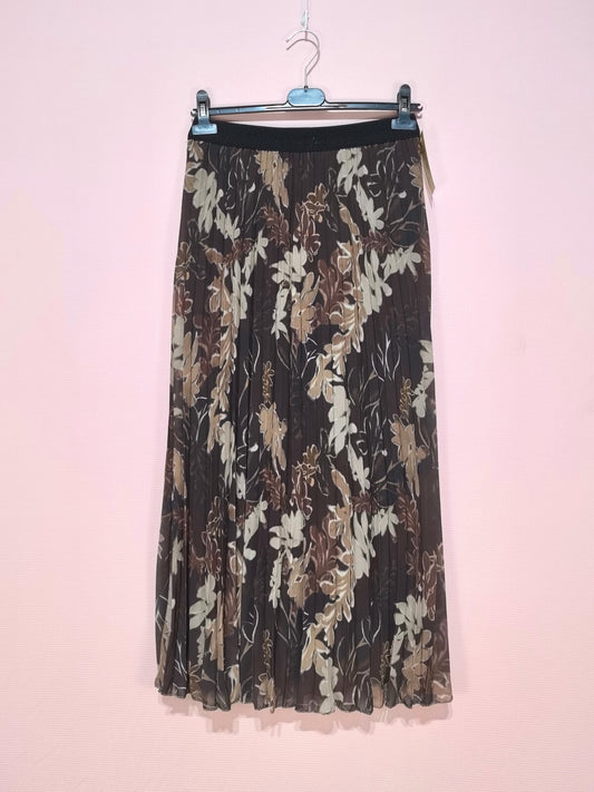 Camouflage Fall Pleated Skirt